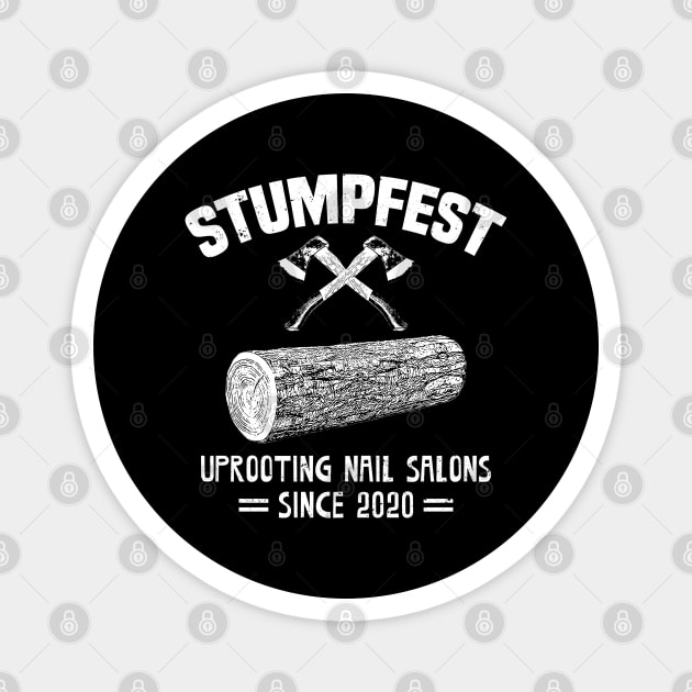 Vintage Stumpfest Funny Bluey Magnet by Mandegraph